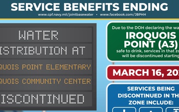 Services Ending for Iroquois Point (Zone A3)