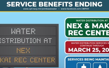 Services Ending for NEX and Makai Rec Center