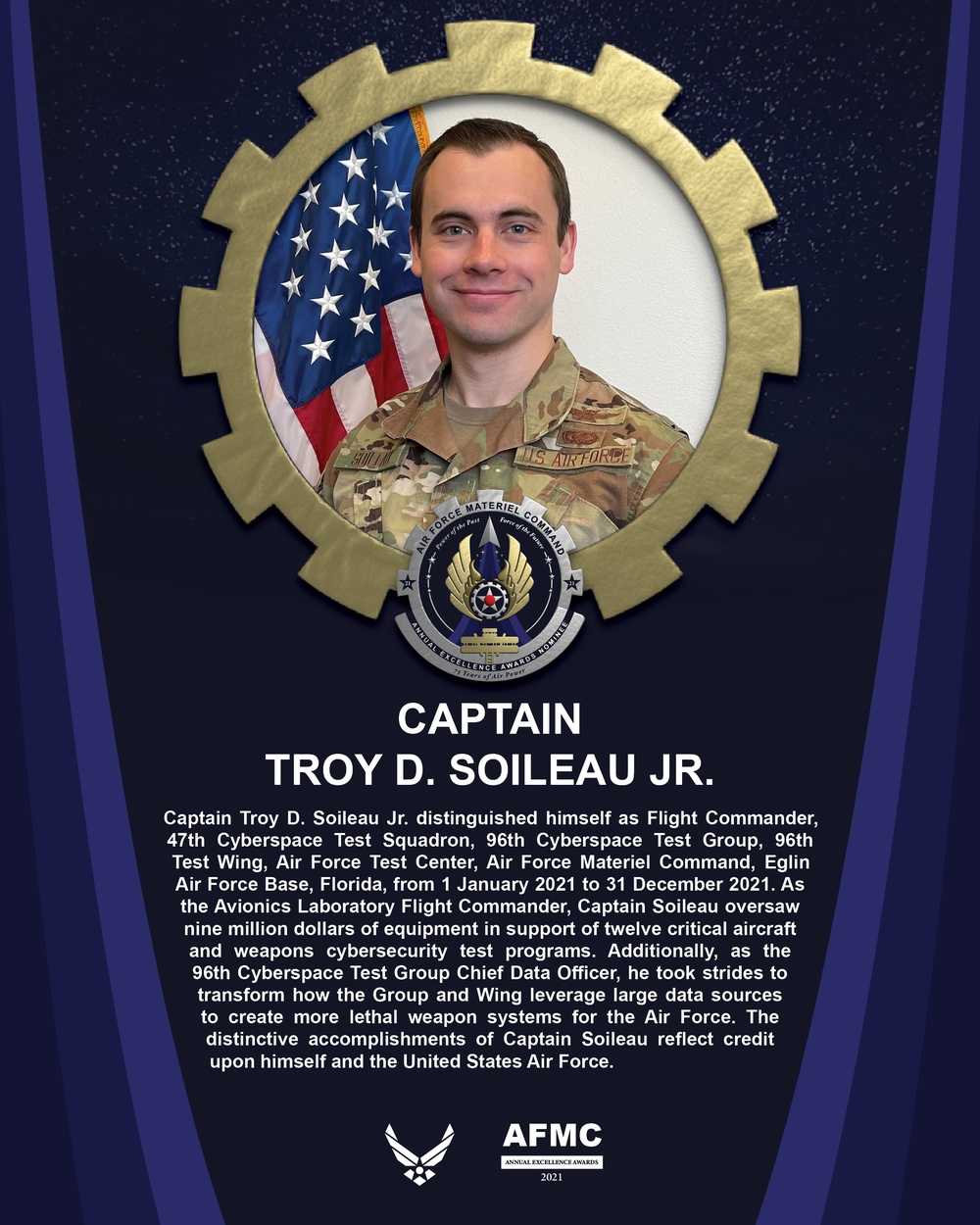 AEA CGO of the Year Nominee - Captain Troy D. Soileau Jr.