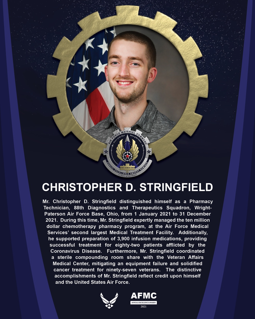 AEA Civilian Category I of the Year Nominee - Christopher D. Stringfield