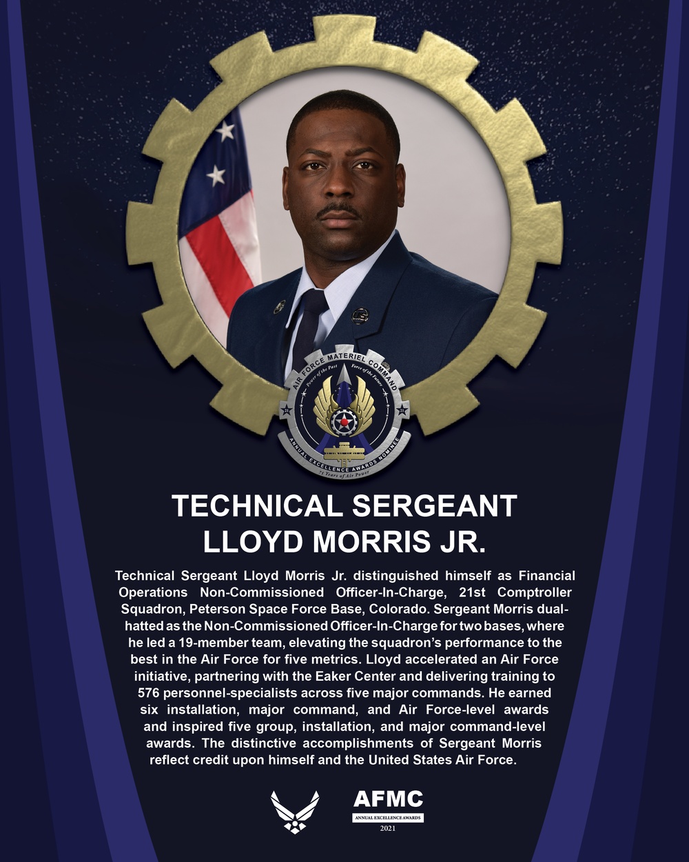 AEA Non-Commissioned Officer of the Year Nominee - Technical Sergeant Lloyd Morris Jr.