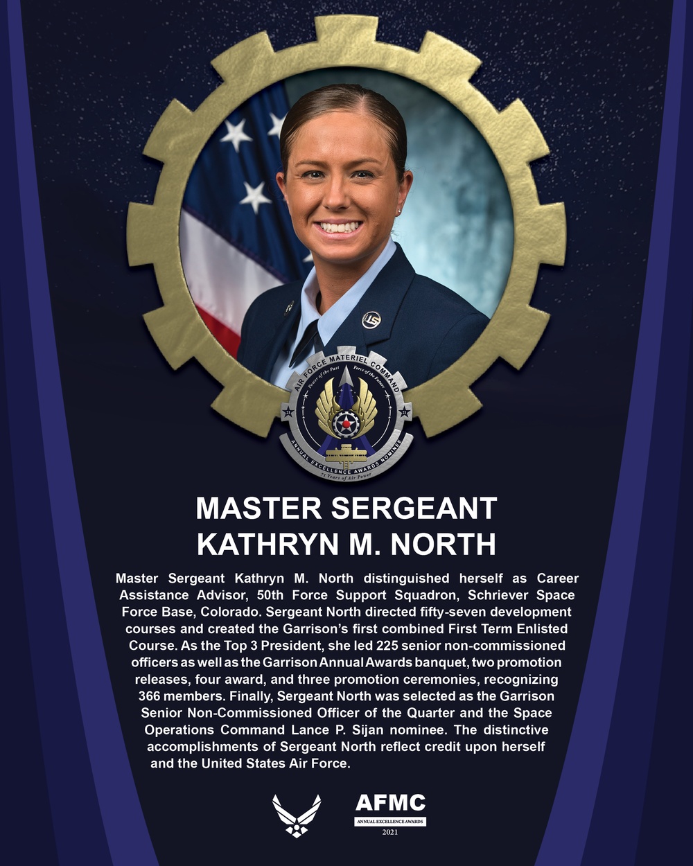 AEA Senior Non-Commissioned Officer of the Year Nominee - Master Sergeant Kathryn M. North