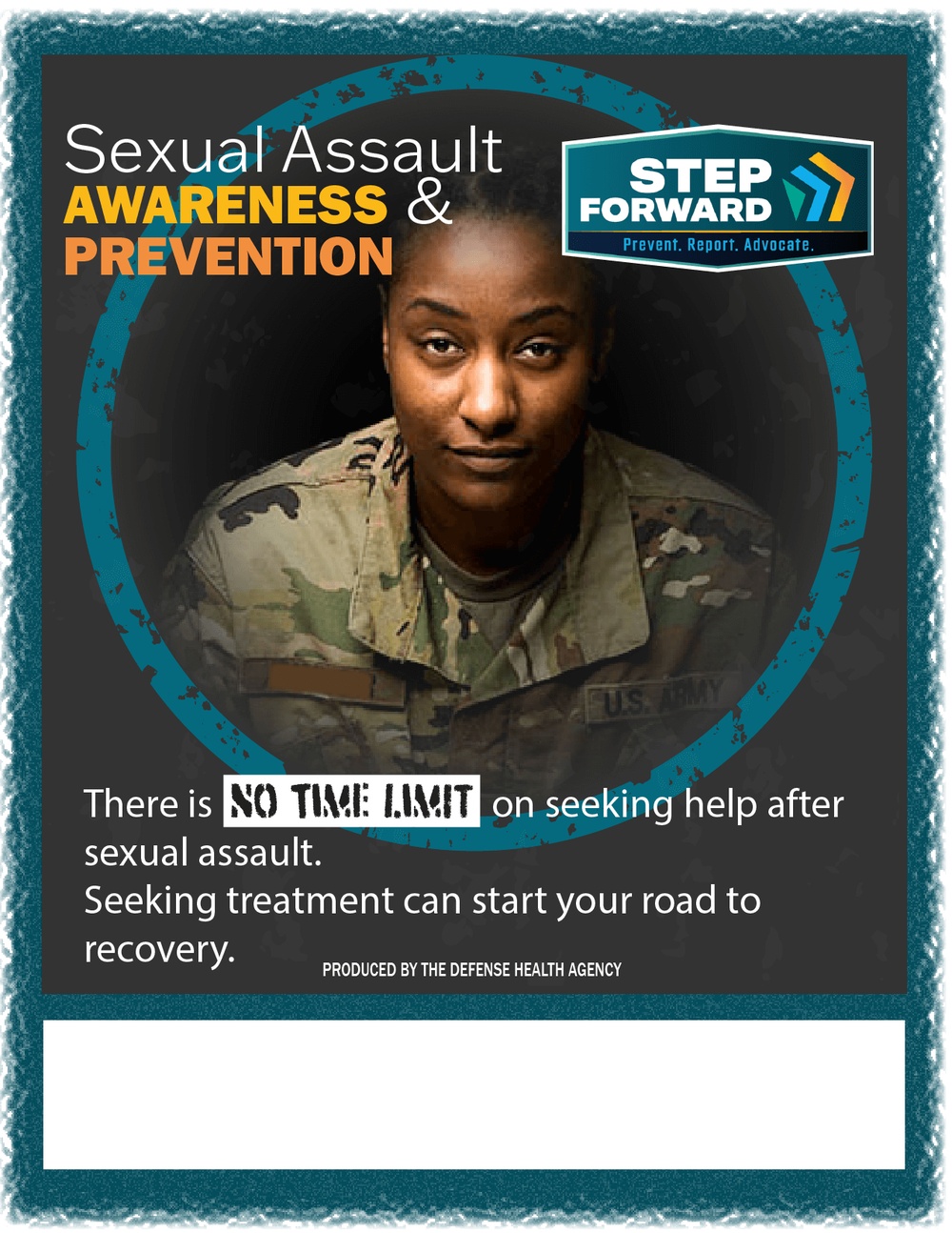 Sexual Assault Awareness and Prevention Month - Time flyer