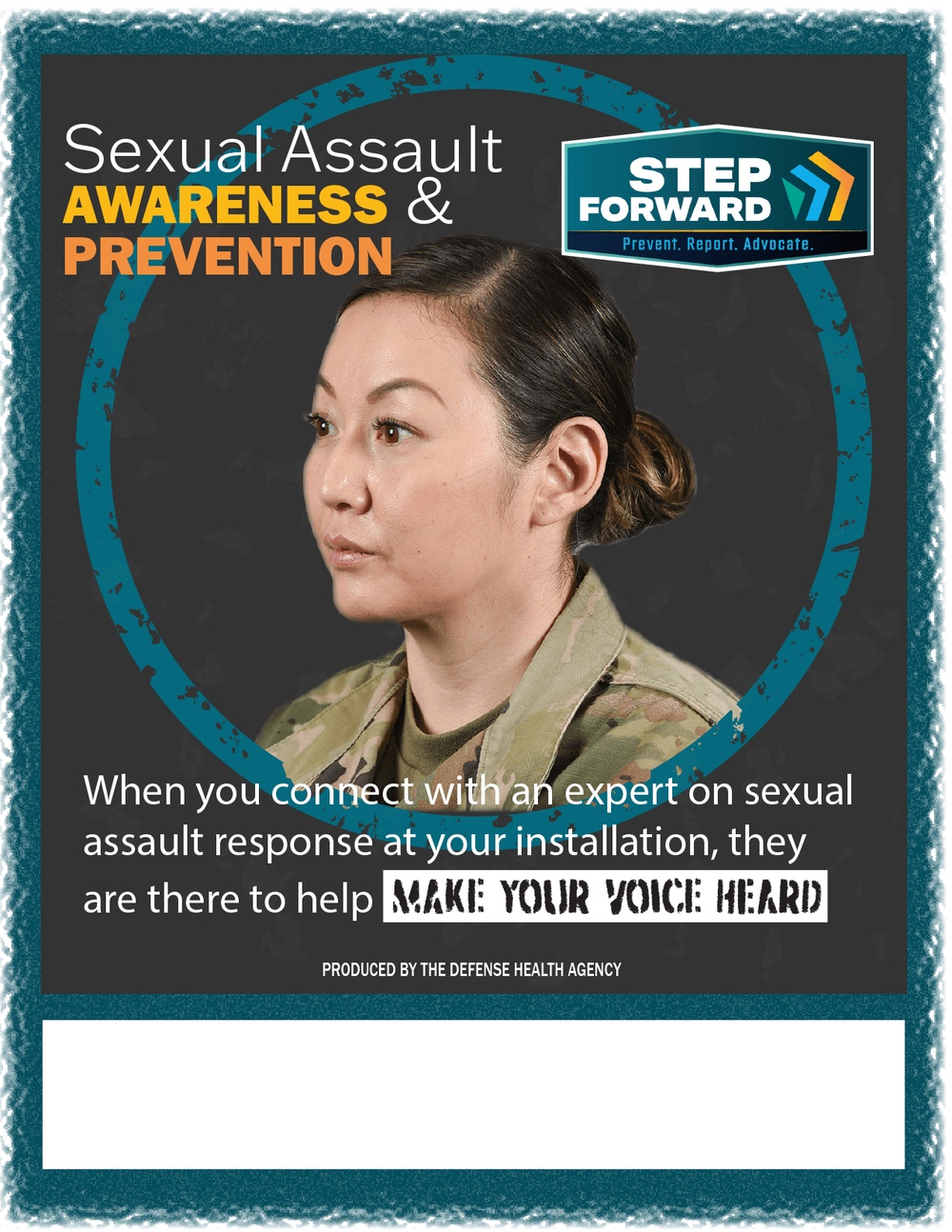 Sexual Assault Awareness and Prevention Month - Voice flyer