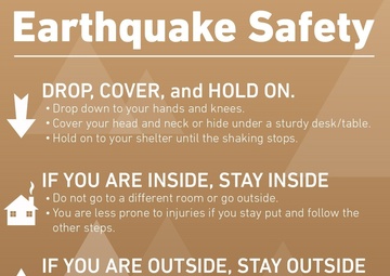 Earthquake Safety Tips