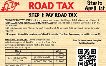 Road Tax Announcement