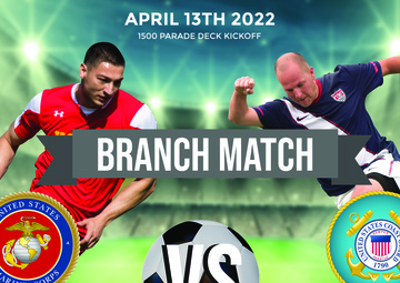 Marines vs Coast Guard Soccer Match
