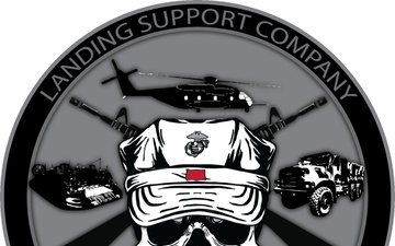 Landing Support Company, CLR 45 Logo