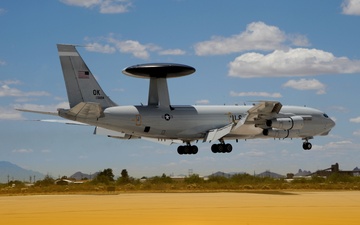 Photo montage pullup banner for Air Force Sustainment Center (AFSC) display