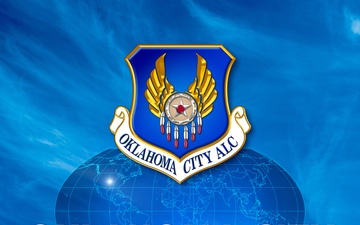 Oklahoma City Air Logistics Complex pullup banner for Air Force Sustainment Center (AFSC) display