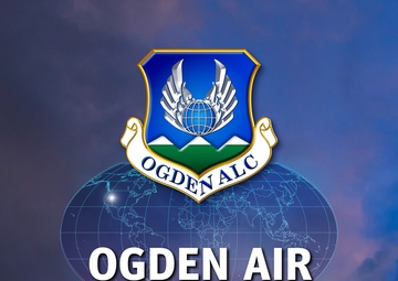 Ogden Air Logistics Complex pullup banner for Air Force Sustainment Center (AFSC) display