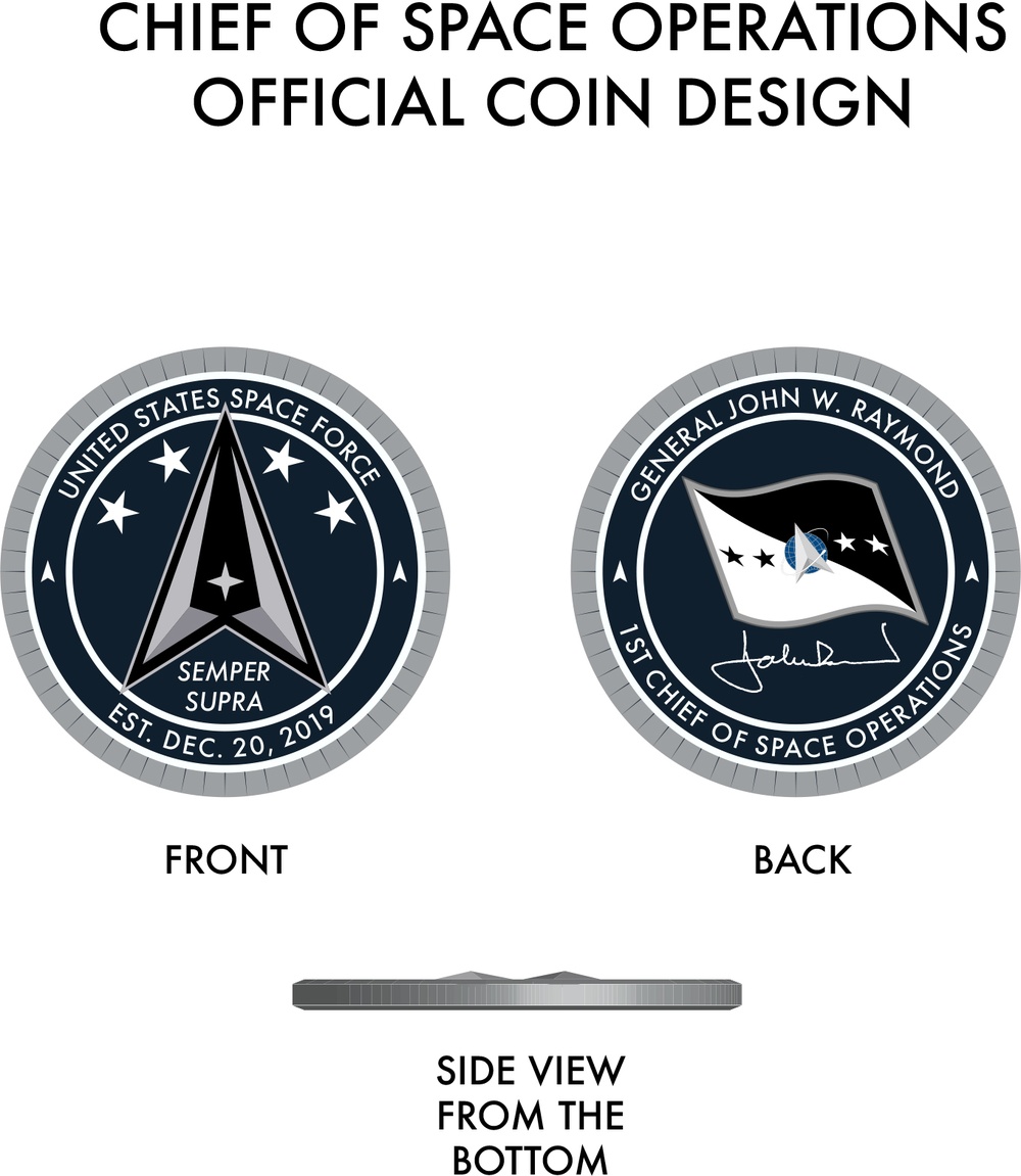 Chief of Space Operations First Official Coin Design