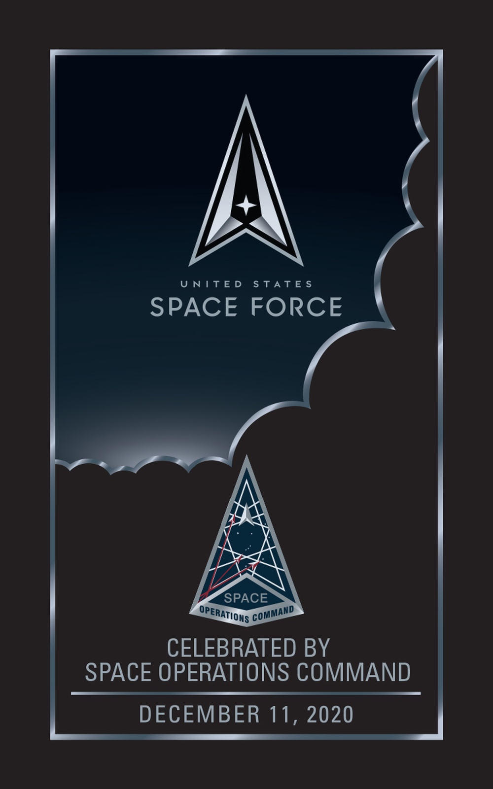 U.S. Space Force 1st Birthday Celebration Branding