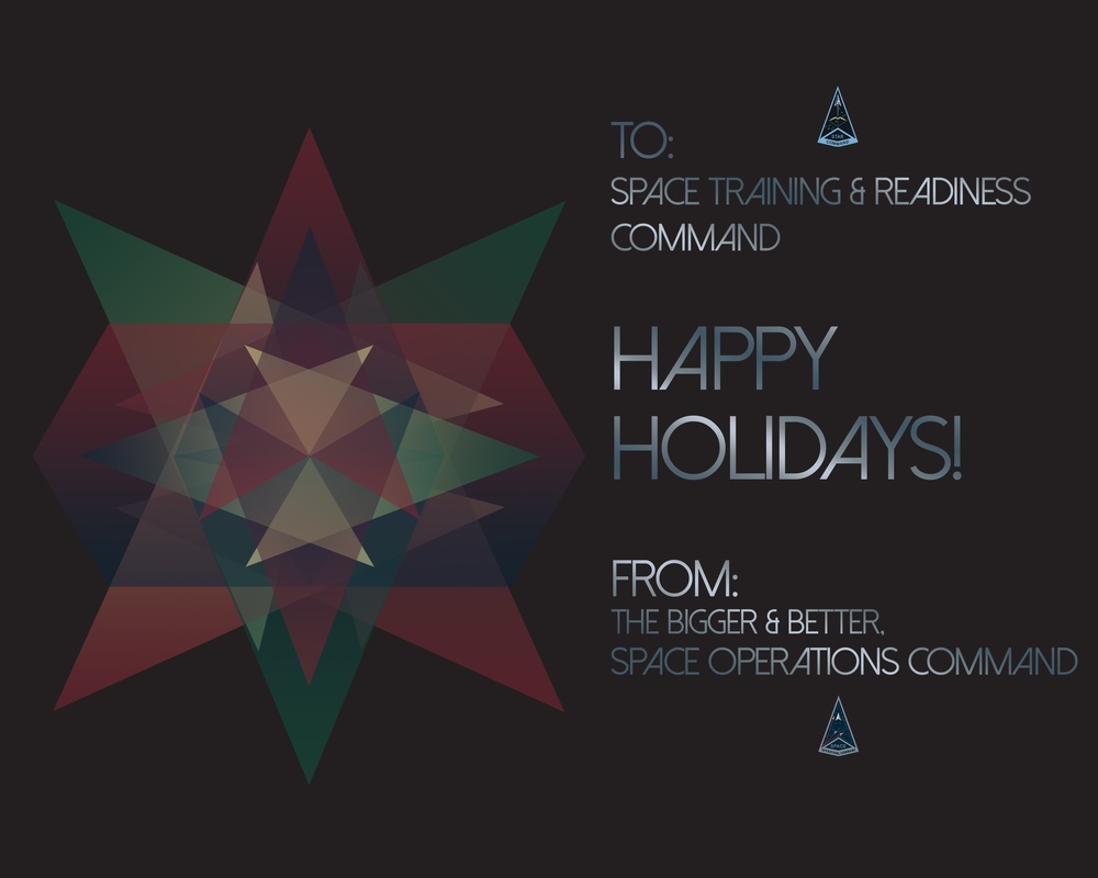 Holiday Greeting from Space Operations Command to Space Training &amp; Readiness Command