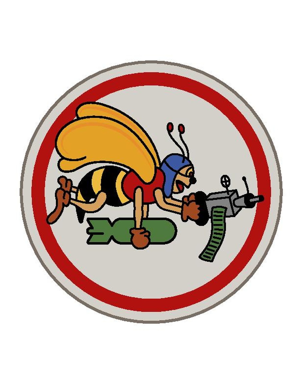 563rd Bombardment Squadron heritage logo - color