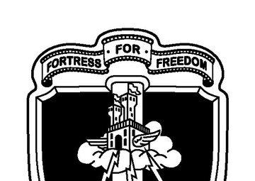 388th Bombardment Group heritage logo - black and white