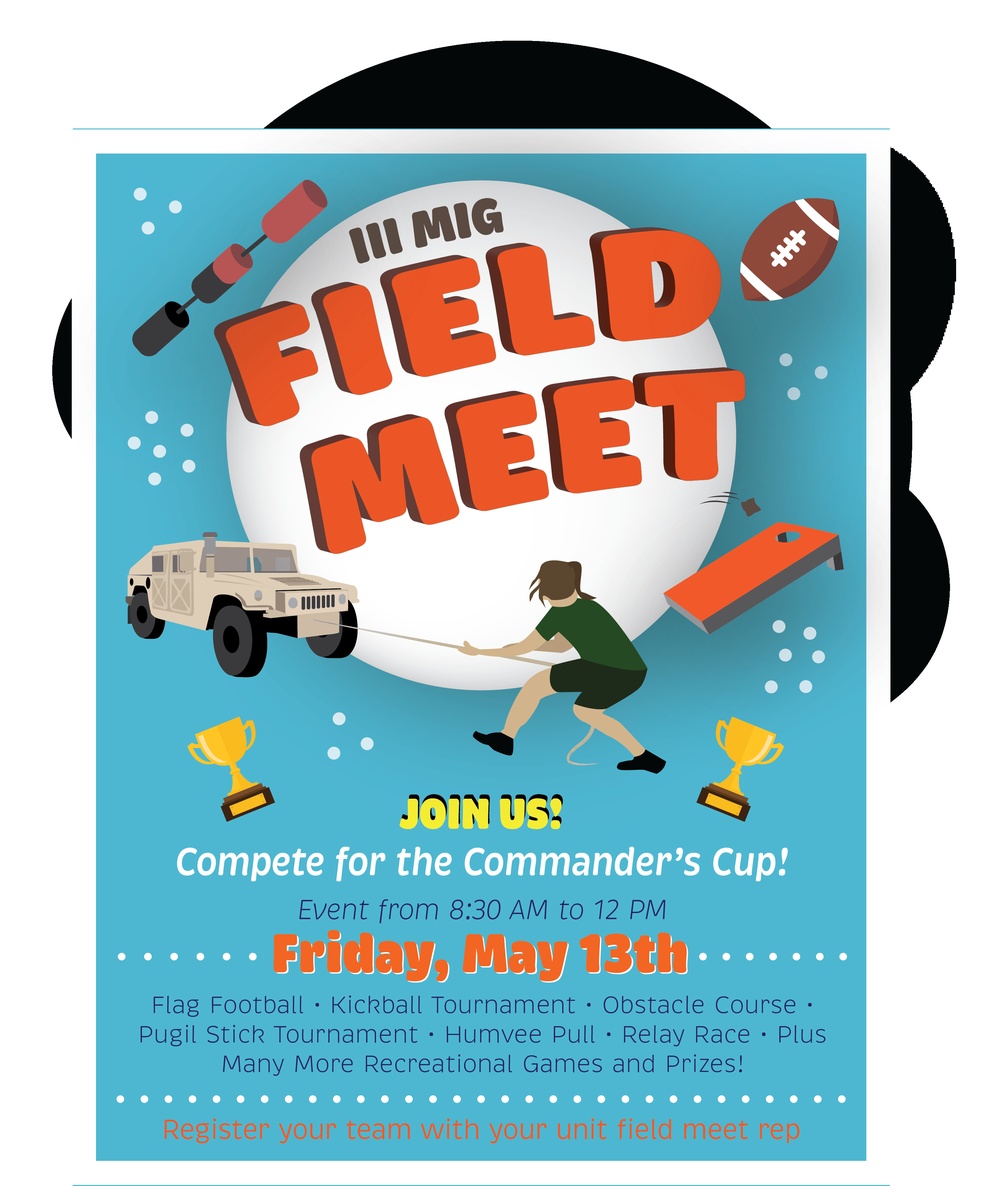 III MIG Field Meet poster