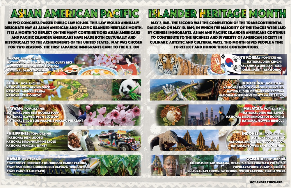 Asian American Pacific Islander Heritage Month Infographic