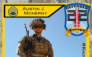 Know Your Defender - Staff Sgt. Austin J. McNerny