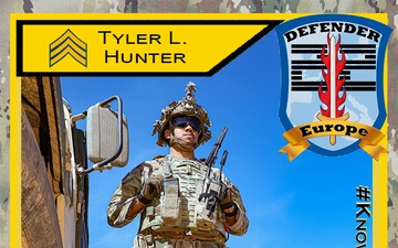 Know Your Defender - Sgt. Tyler Lorenzo Hunter