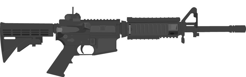 M4 carbine vector