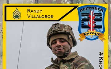 Know Your Defender - Staff Sgt. Randy Villalobos