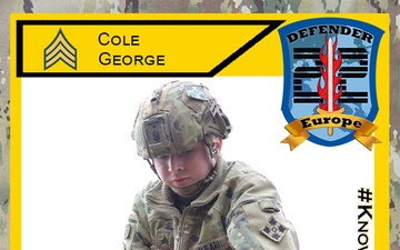 Know Your Defender - Sgt. Cole George