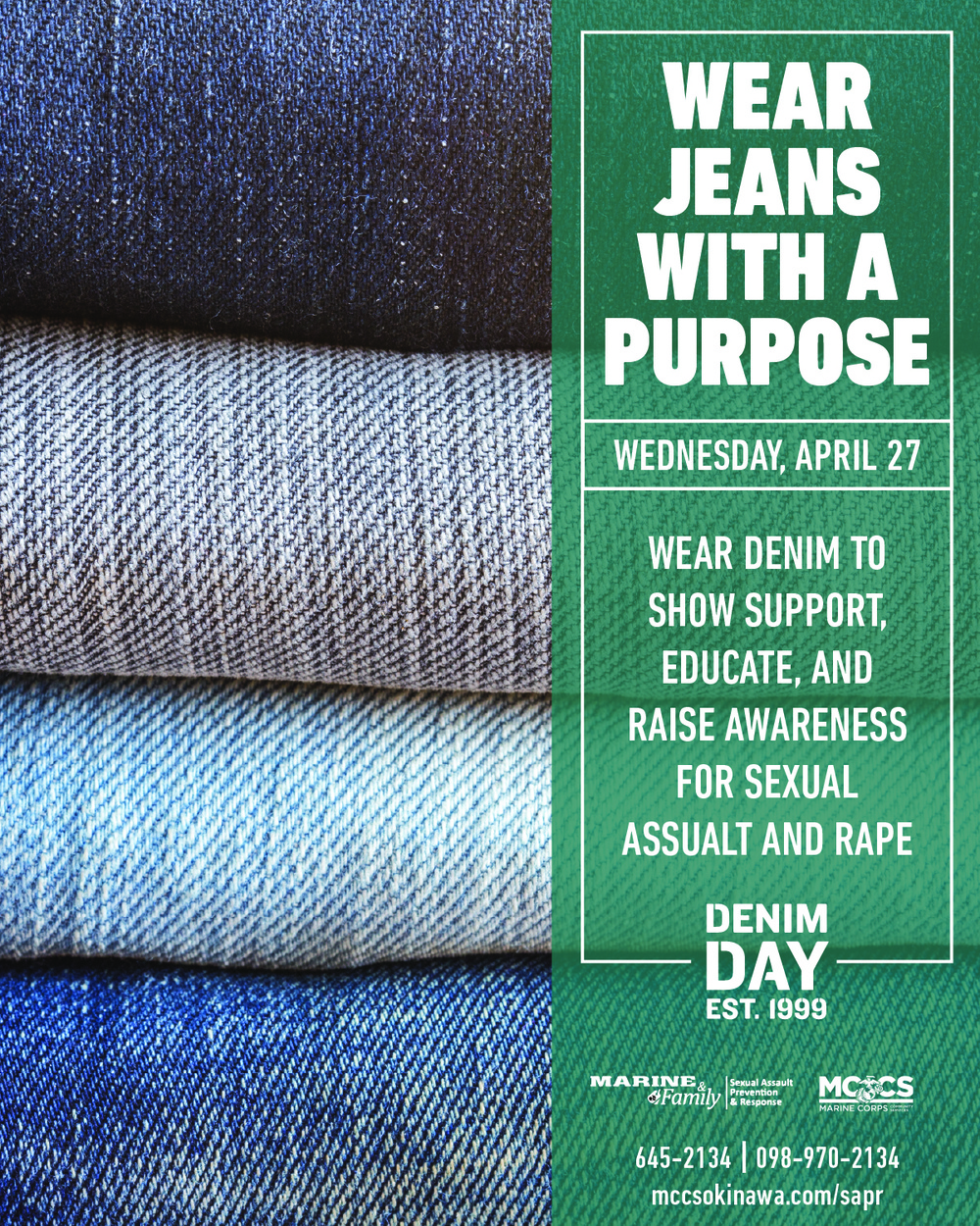 Denim Day | Sexual Assualt Awareness Month