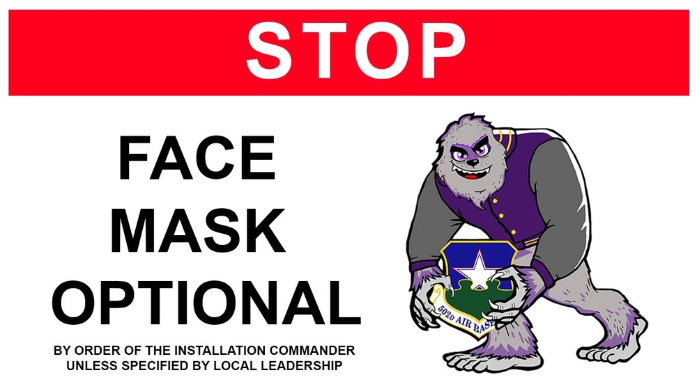 Beast/face mask optional sign