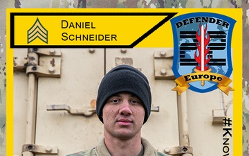 Know Your Defender - Sgt. Daniel Schneider