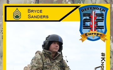 Know Your Defender - Staff Sgt. Bryce Sanders