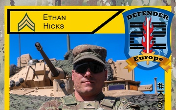 Know Your Defender - Cpl. Ethan Hicks