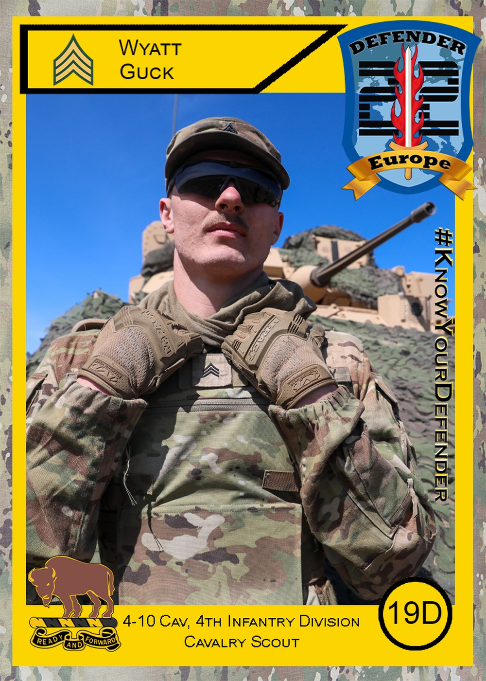 Know Your Defender - Sgt. Wyatt Guck