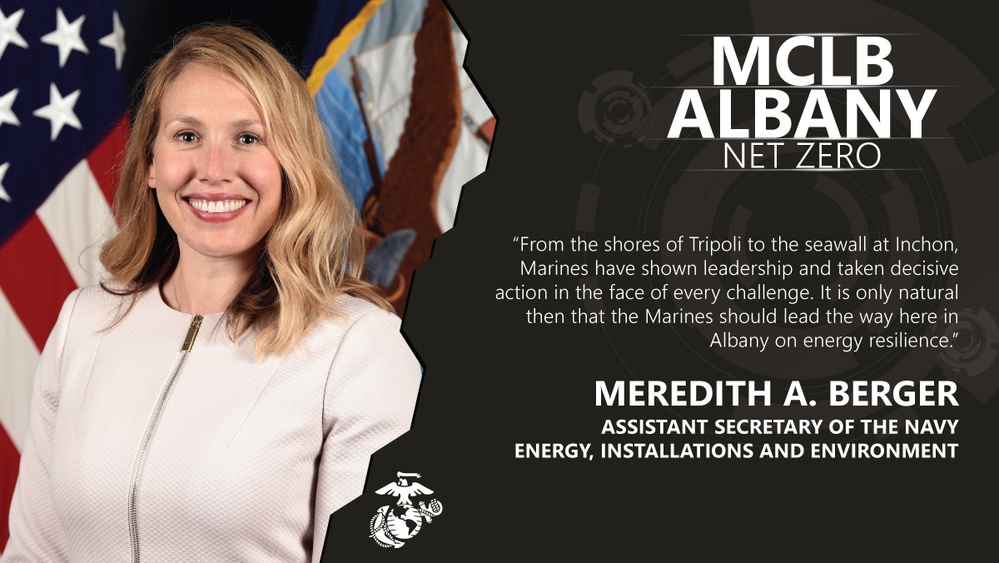 MCLB Albany Net Zero Ceremony