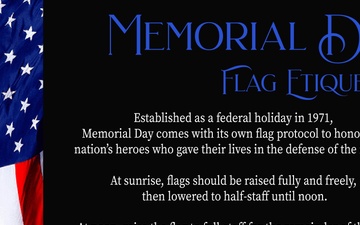 Memorial Day Flag Etiquette
