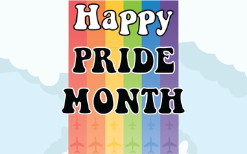 Laughlin Air Force Base Pride Month Graphic