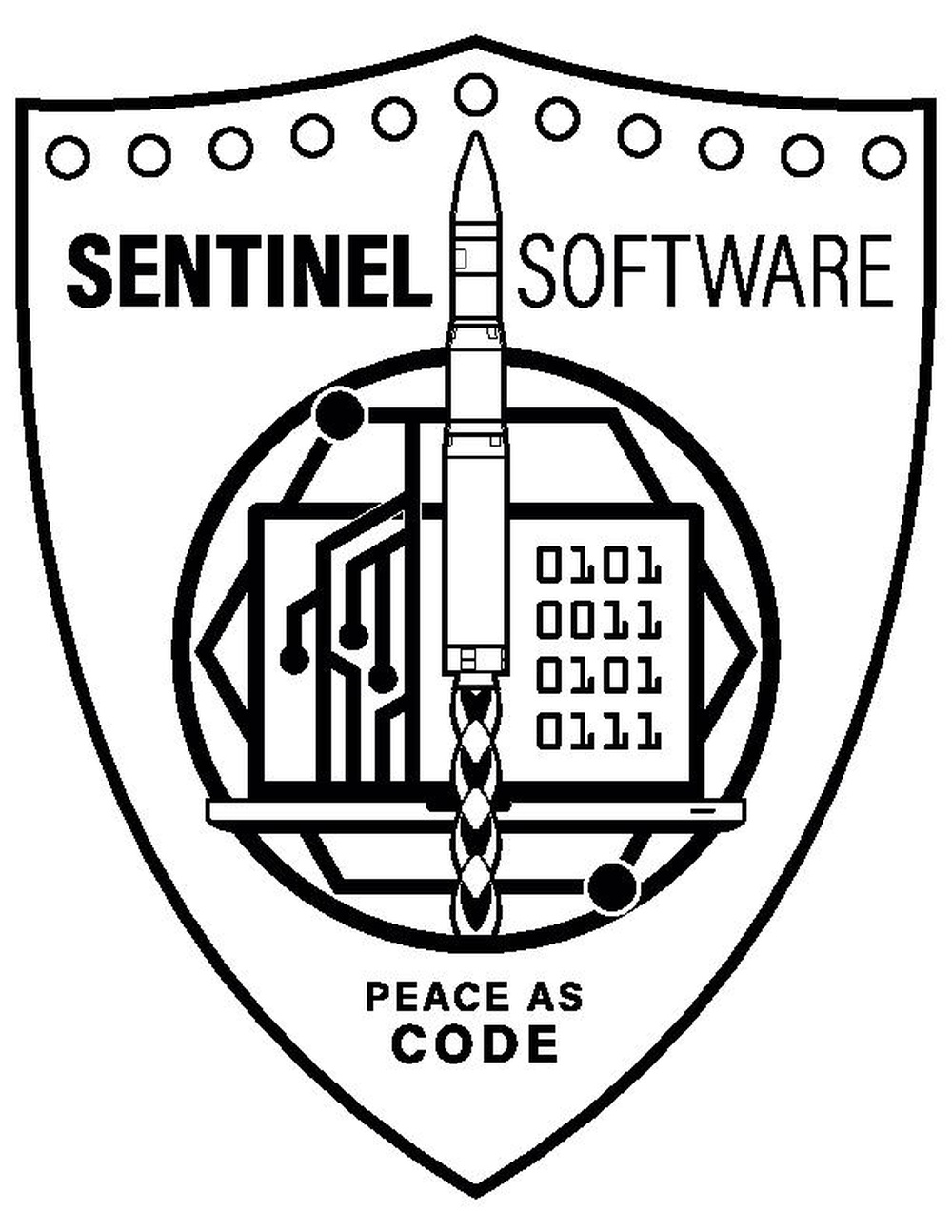 SENTINEL Software Division black and white logo