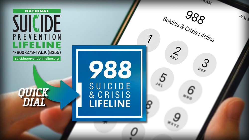 988 Suicide &amp; Crisis Lifeline