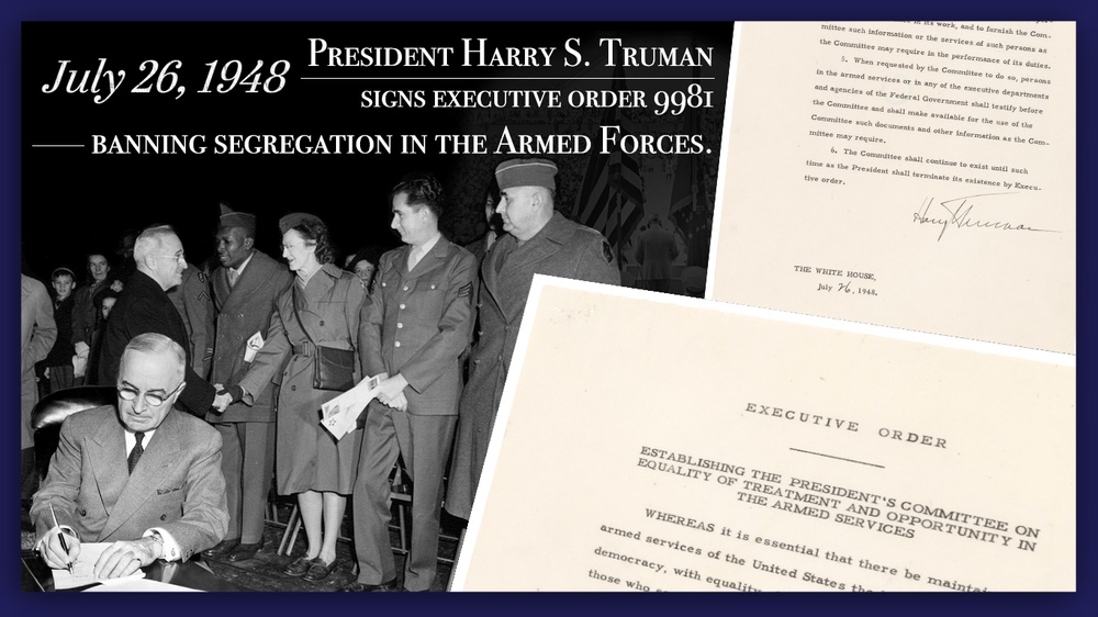 History note: Truman desegregates armed forces