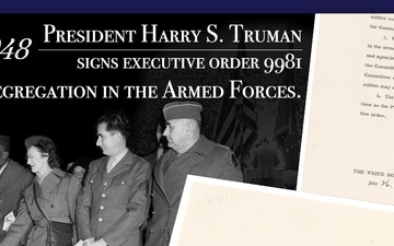 History note: Truman desegregates armed forces