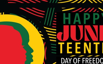 Laughlin AFB Juneteenth Graphic