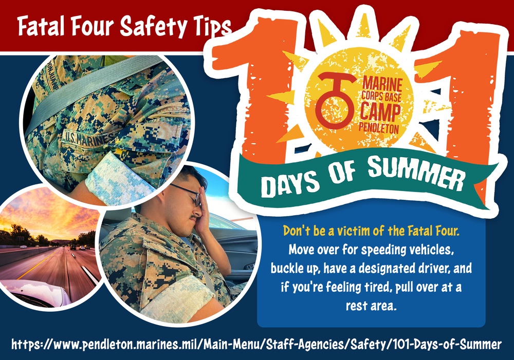 101 Day of Summer Fatal Four Safety Tips