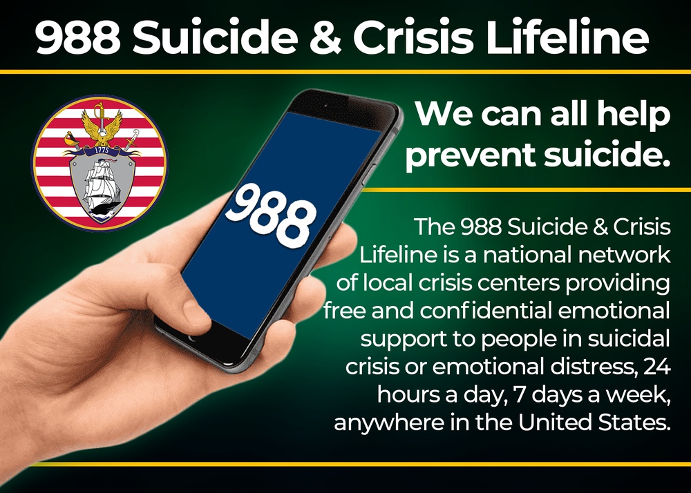 988 Suicide &amp; Crisis Lifeline