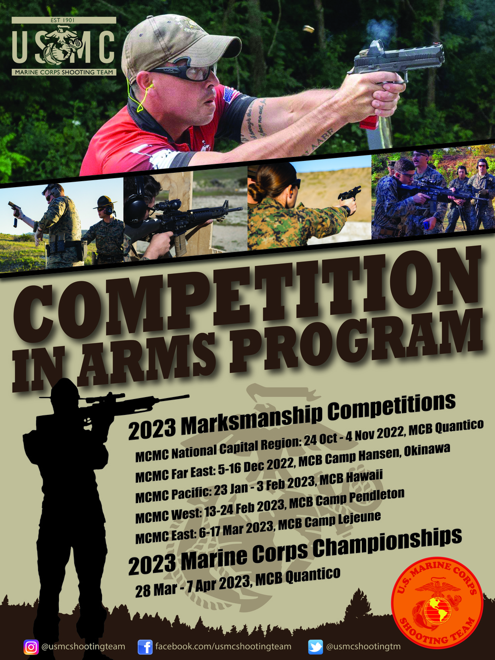 2023 Marksmanship Competition Poster