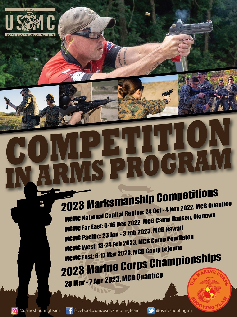 2023 Marksmanship Competition Dates