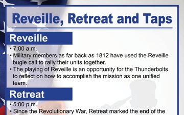 Reveille, Retreat and Taps Graphic