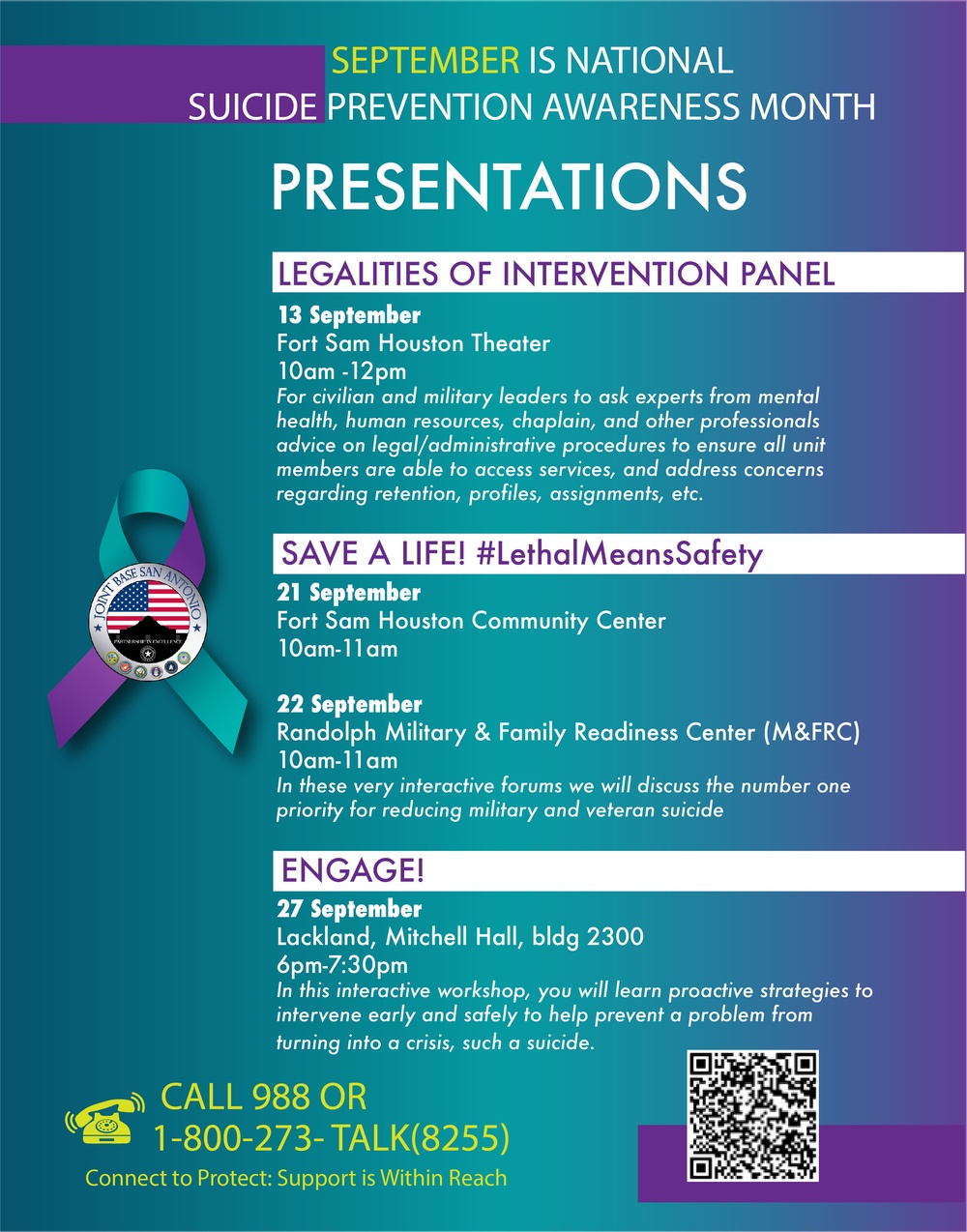 Suicide Prevention Presentations