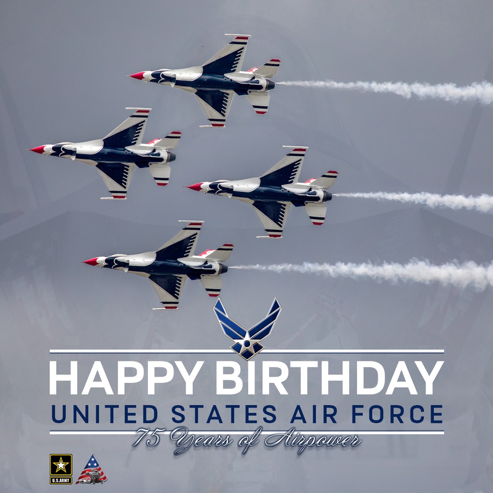 The U.S. Air Force celebrates its 75th anniversary