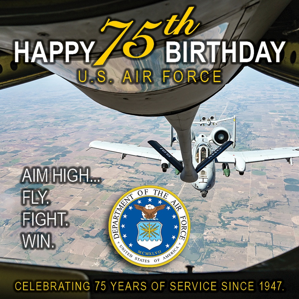 U.S. Air Force Birthday Social Media Graphic