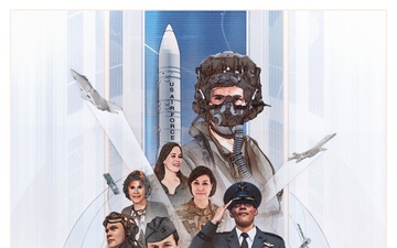 Air Force 75th Anniversary Commemorative Poster: Air Force Firsts